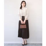 配色ラインアンサンブル（カーディガン&ニットプルオーバー） UVカット 洗える | OFUON | 詳細画像26 