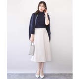 配色ラインアンサンブル（カーディガン&ニットプルオーバー） UVカット 洗える | OFUON | 詳細画像6 