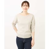ボートネック五分袖ニット/接触冷感/洗える/WEB限定サイズあり | OFUON | 詳細画像29