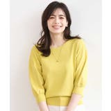 ハイゲージ五分袖ニット/接触冷感/洗える/WEB限定サイズあり | OFUON | 詳細画像17