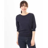 ハイゲージ五分袖ニット/接触冷感/洗える/WEB限定サイズあり | OFUON | 詳細画像32
