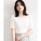 スパークナイロン半袖ニット/洗える/アンサンブル対応/WEB限定サイズあり | OFUON | 詳細画像6