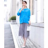 ボートネック五分袖ニット/洗える | OFUON | 詳細画像22 