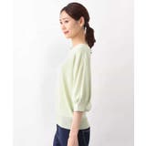 ボートネック五分袖ニット/洗える | OFUON | 詳細画像40 