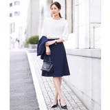 ボートネック五分袖ニット/洗える | OFUON | 詳細画像9 