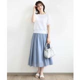 レーシー編み半袖ニット/洗える/WEB限定サイズあり | OFUON | 詳細画像9
