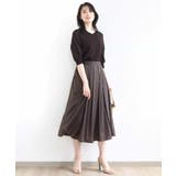 ハイゲージVネックニット/UVカット/接触冷感/洗える/WEB限定サイズあり | OFUON | 詳細画像12 