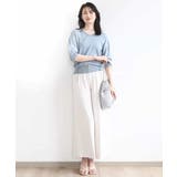 ハイゲージVネックニット/UVカット/接触冷感/洗える/WEB限定サイズあり | OFUON | 詳細画像15 