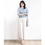 ハイゲージVネックニット/UVカット/接触冷感/洗える/WEB限定サイズあり | OFUON | 詳細画像16 