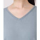 ハイゲージVネックニット/UVカット/接触冷感/洗える/WEB限定サイズあり | OFUON | 詳細画像26 