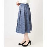 幾何柄タックフレアースカート/洗える | OFUON | 詳細画像28 