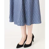 幾何柄タックフレアースカート/洗える | OFUON | 詳細画像34 