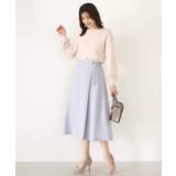 ラップ風フレアースカート/洗える/WEB限定サイズあり | OFUON | 詳細画像16 