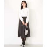 ラップ風フレアースカート/洗える/WEB限定サイズあり | OFUON | 詳細画像5 