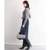幾何柄マーメイドスカート/洗える/セットアップ可 | OFUON | 詳細画像6