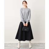 フレアーニットスカート/洗える | OFUON | 詳細画像25 