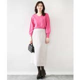 スウェードライクナロースカート/洗える | OFUON | 詳細画像14