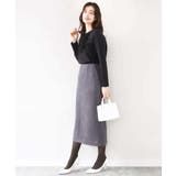 スウェードライクナロースカート/洗える | OFUON | 詳細画像3