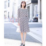 スクエア幾何柄ジャージスカート/洗える | OFUON | 詳細画像2