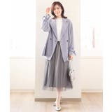 ドット柄チュールプリーツスカート/洗える | OFUON | 詳細画像32 