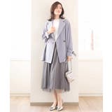 ドット柄チュールプリーツスカート/洗える | OFUON | 詳細画像33 