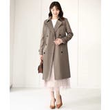 ドット柄チュールプリーツスカート/洗える | OFUON | 詳細画像8 