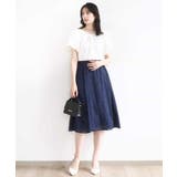 カットジャガードフレアースカート/洗える/WEB限定サイズあり | OFUON | 詳細画像26 