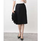 [セットアップ対応]ストレッチラップ風スカート/洗える | OFUON | 詳細画像2 