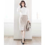 [セットアップ対応]ストレッチラップ風スカート/洗える | OFUON | 詳細画像21 