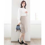 [セットアップ対応]ストレッチラップ風スカート/洗える | OFUON | 詳細画像22 