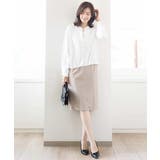 [セットアップ対応]ストレッチラップ風スカート/洗える | OFUON | 詳細画像28 