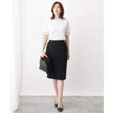 [セットアップ対応]ストレッチラップ風スカート/洗える | OFUON | 詳細画像3 