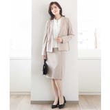 [セットアップ対応]ストレッチラップ風スカート/洗える | OFUON | 詳細画像30 