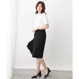 [セットアップ対応]ストレッチラップ風スカート/洗える | OFUON | 詳細画像4 