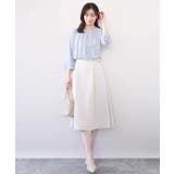 [セットアップ対応]ライトラブルクロス ウエストタックスカート 洗える | OFUON | 詳細画像13 