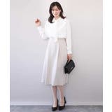 [セットアップ対応]ライトラブルクロス ウエストタックスカート 洗える | OFUON | 詳細画像21 