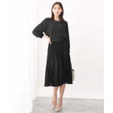 [セットアップ対応]ジョーゼットプリーツスカート/洗える | OFUON | 詳細画像15 