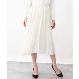 [セットアップ対応]ジョーゼットプリーツスカート/洗える | OFUON | 詳細画像31 