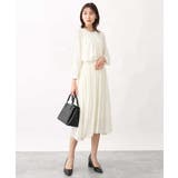 [セットアップ対応]ジョーゼットプリーツスカート/洗える | OFUON | 詳細画像35 