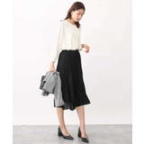 [セットアップ対応]ジョーゼットプリーツスカート/洗える | OFUON | 詳細画像4 
