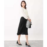 [セットアップ対応]ジョーゼットプリーツスカート/洗える | OFUON | 詳細画像5 