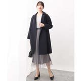 チュールサテンプリーツスカート/洗える | OFUON | 詳細画像13 