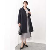 チュールサテンプリーツスカート/洗える | OFUON | 詳細画像14 