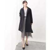 チュールサテンプリーツスカート/洗える | OFUON | 詳細画像15 