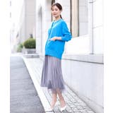 チュールサテンプリーツスカート/洗える | OFUON | 詳細画像26 