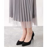 チュールサテンプリーツスカート/洗える | OFUON | 詳細画像38 