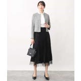 チュールサテンプリーツスカート/洗える | OFUON | 詳細画像47 