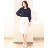 スパンコールレースタイトスカート/洗える | OFUON | 詳細画像10 