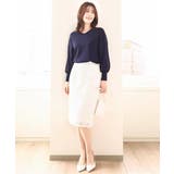 スパンコールレースタイトスカート/洗える | OFUON | 詳細画像12 