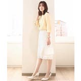 スパンコールレースタイトスカート/洗える | OFUON | 詳細画像4 